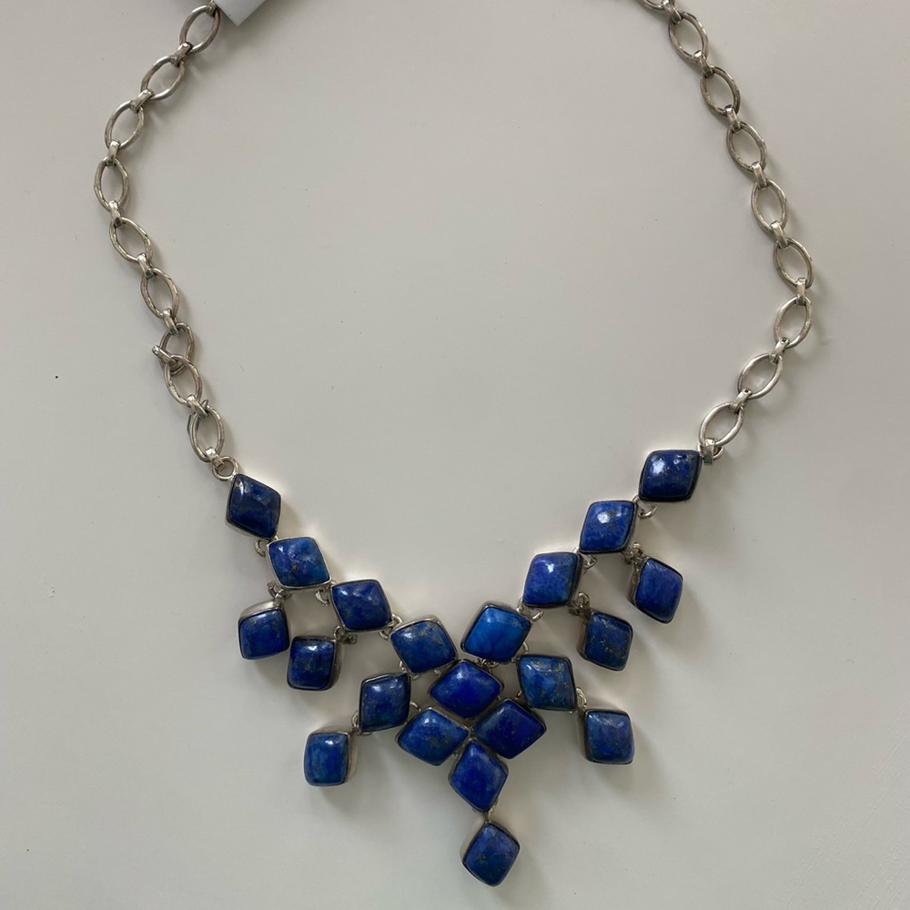 Blue lapis necklace - Picture 2 of 4